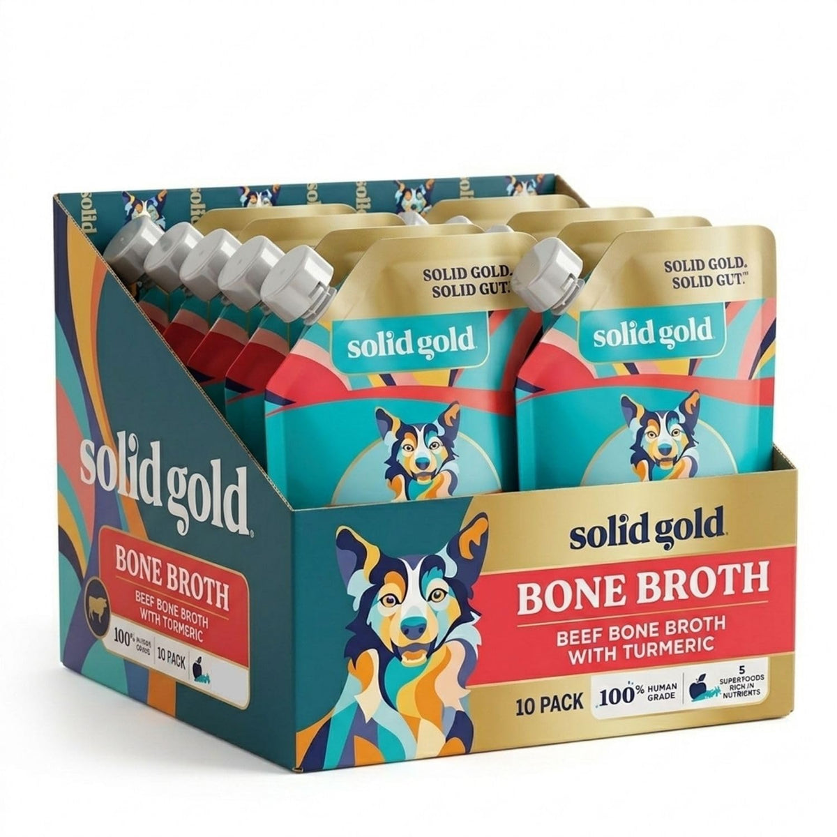 Solid Gold Beef Bone Broth for Dogs R60491
