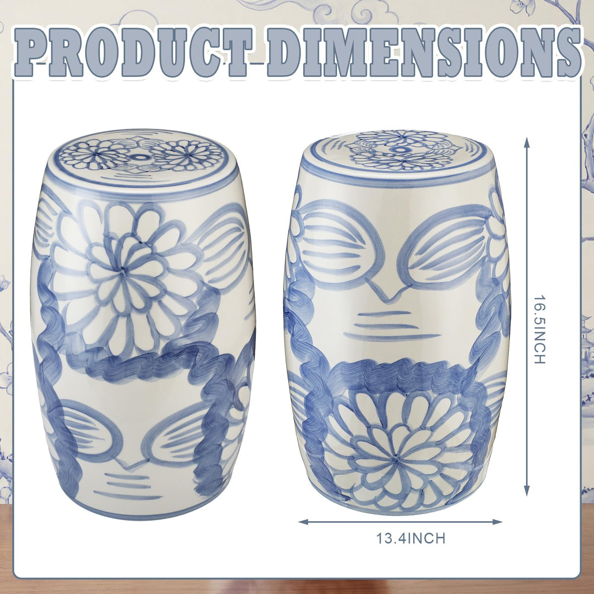 Ceramic Garden Stool Side Table K725279