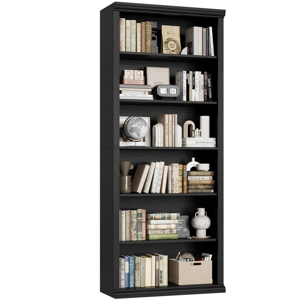 Black Tall Bookshelf B5413