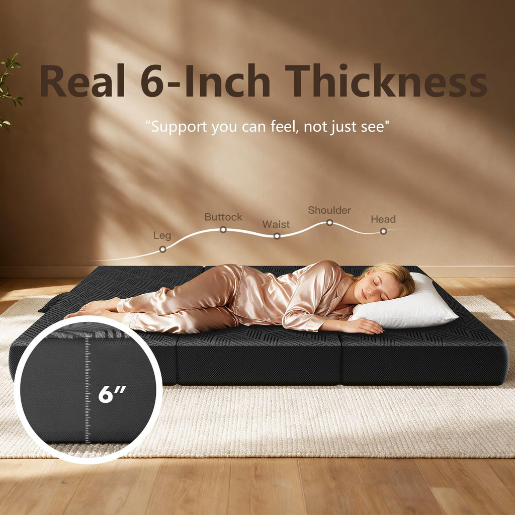 6 Inch Full Trifold Mattress S7631