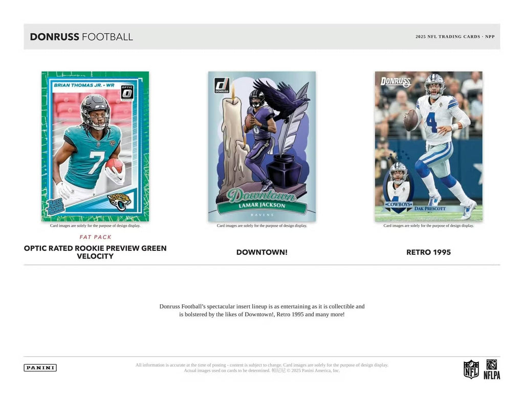 2025 Donruss Football 24-Pack Box F981