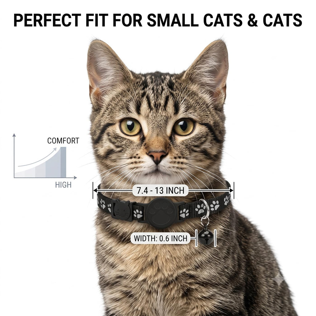 Waterproof QR Code GPS Cat Collar B203