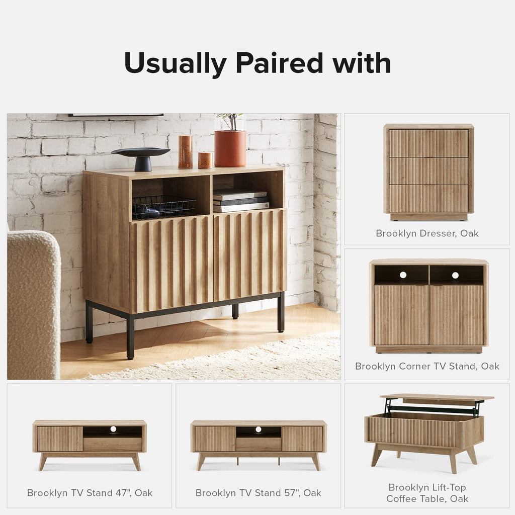 Oak Storage Cabinet Sideboard P4003