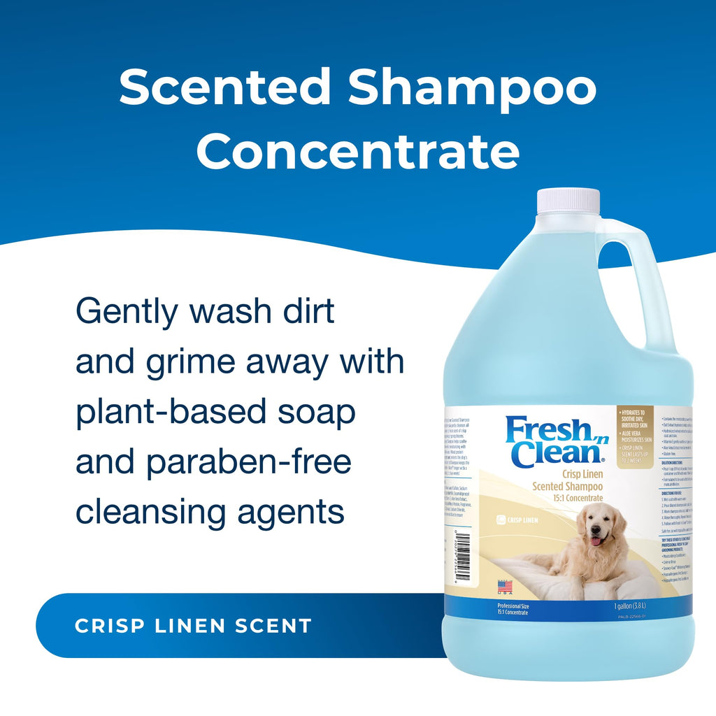 Linen Scented Shampoo 1 Gallon with Vitamin E & Aloe Vera Q317
