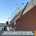 Universal Fit Gutter Cleaning Kit with 11ft Reach for Leaf Blowers W402