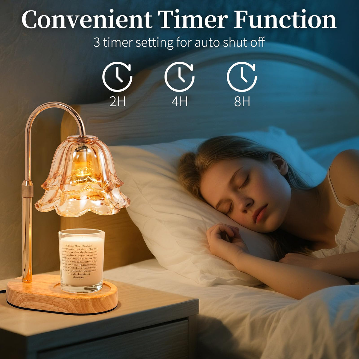 Candle Warmer Lamp with Timer E992791