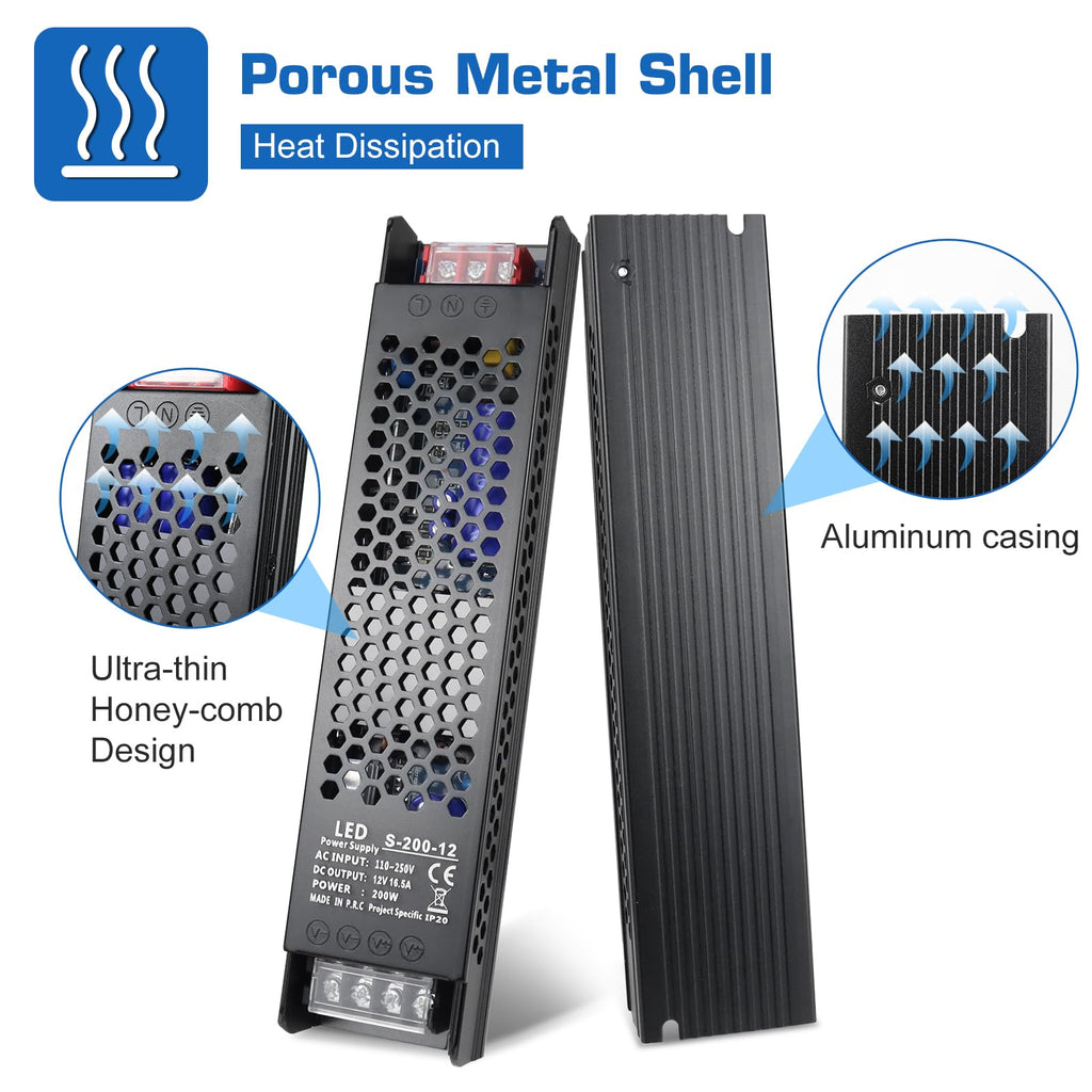 200W 12V LED Power Supply A2669