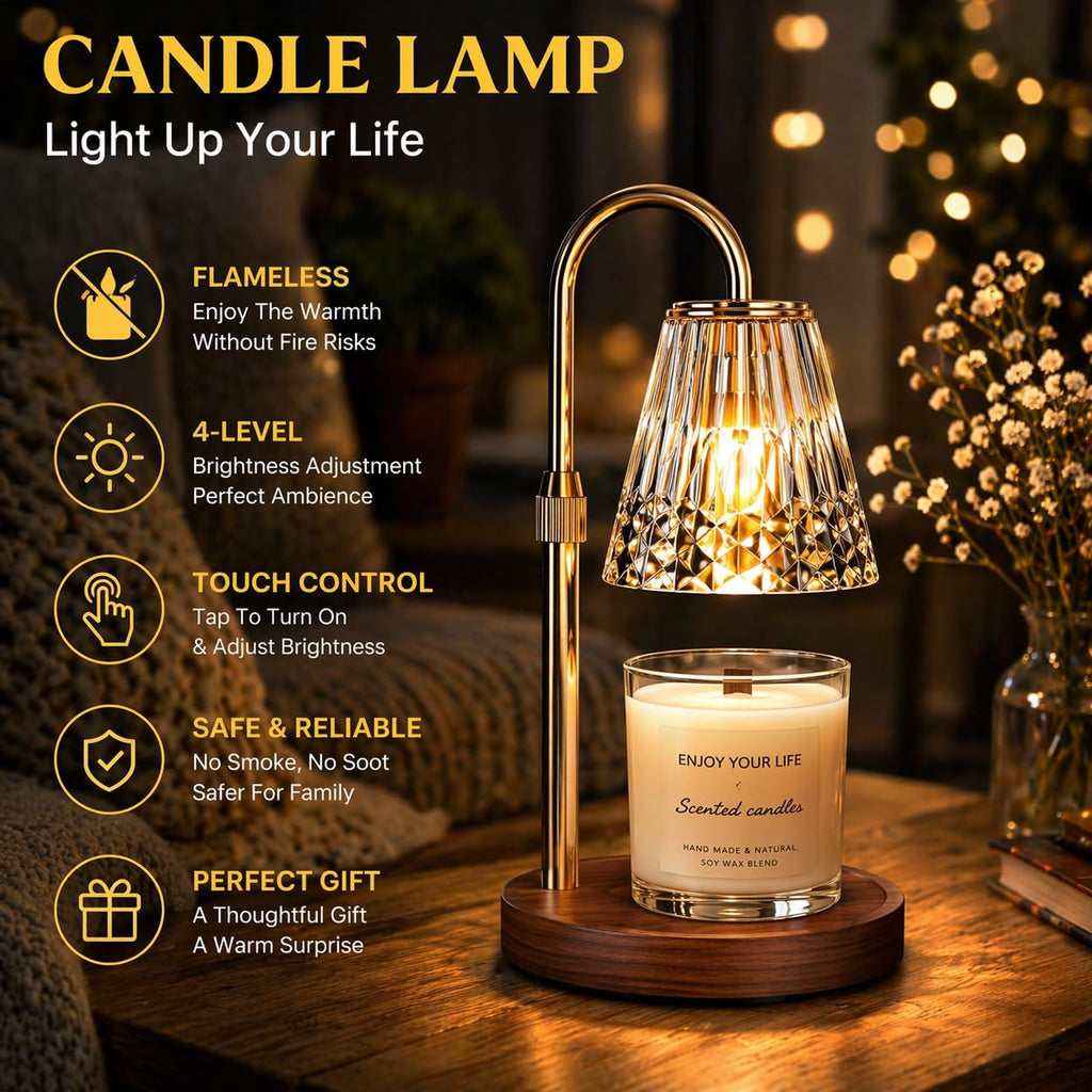 Candle Warmer Lamp with Timer & Dimmer B2307
