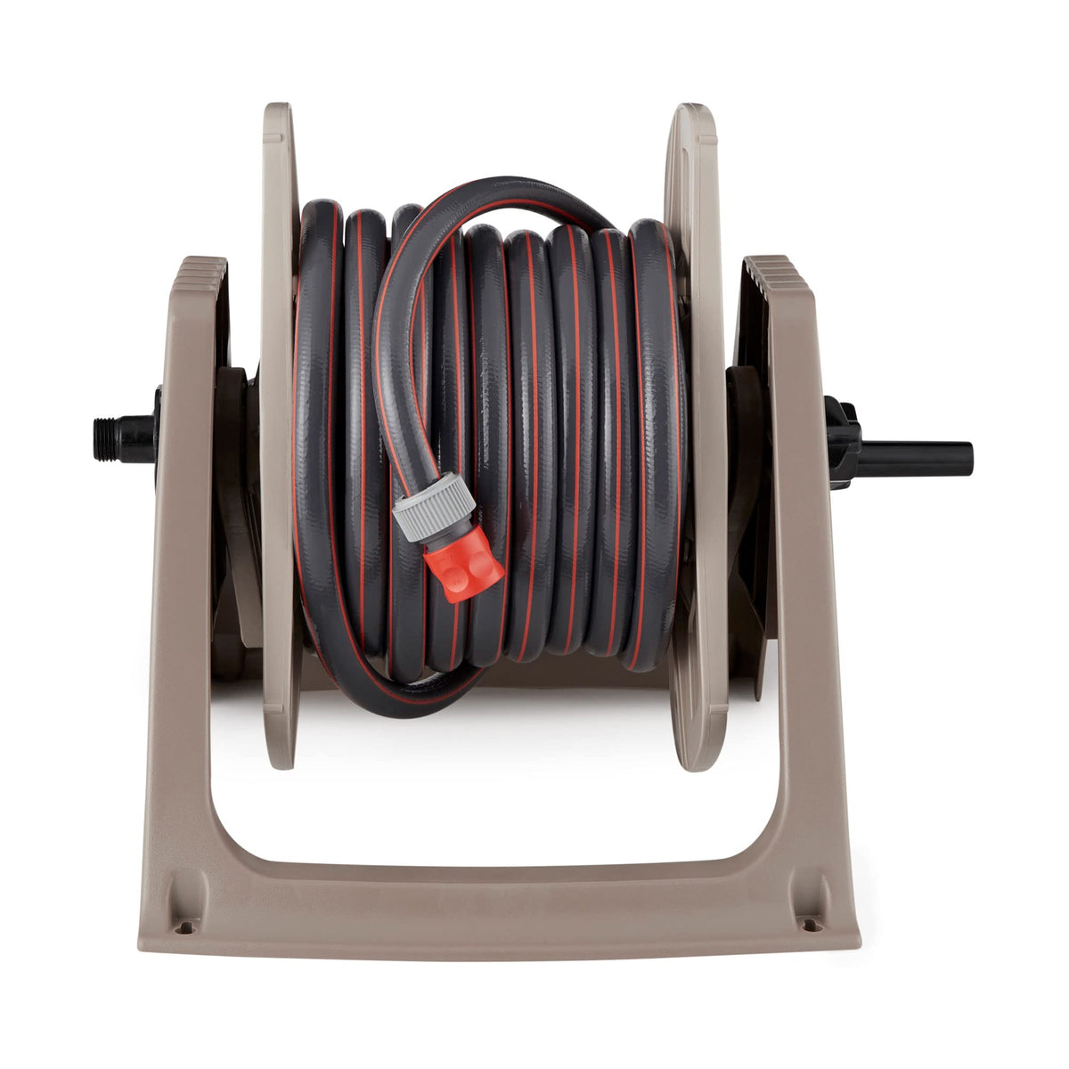 100 ft. Wall Mount Resin Garden Hose Reel with Lid F901