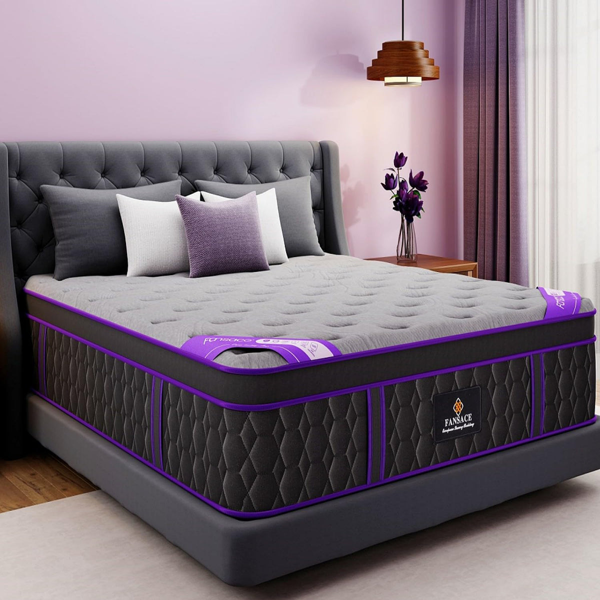 12 Inch Full Size Hybrid Mattress Z6883
