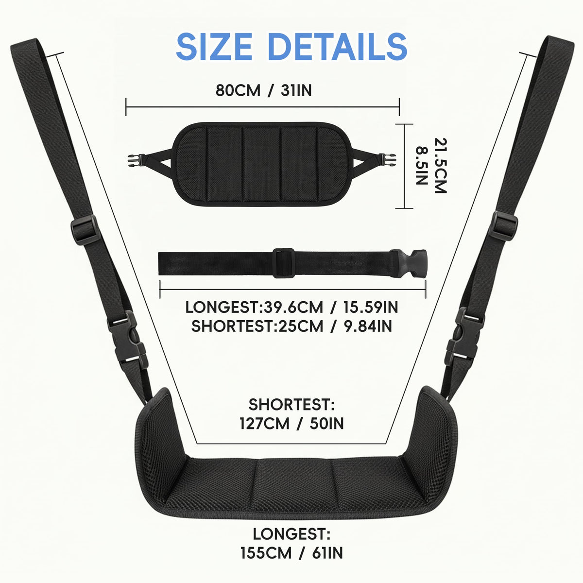 Wheelchair Foot Rest with Adjustable Leg Support B7564