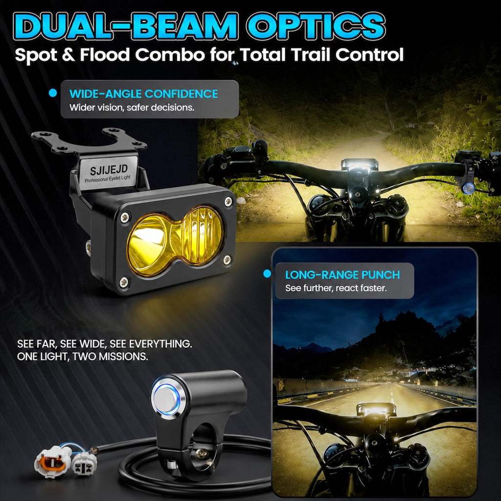 3" LED Headlight Kit H843