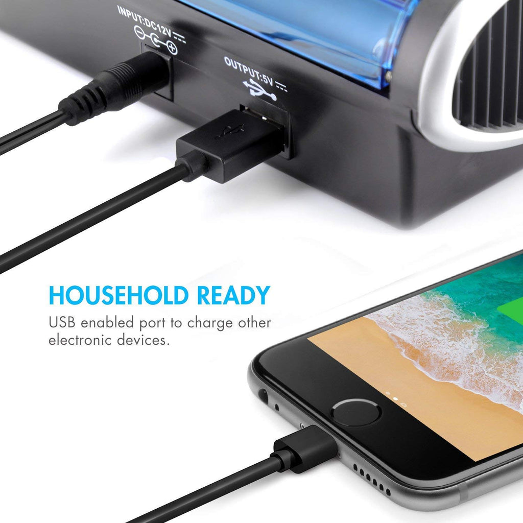 Rechargeable NiCd D Batteries and LCD Smart Charger N177