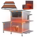 Extra Large Heated Insulated Cat House R479027