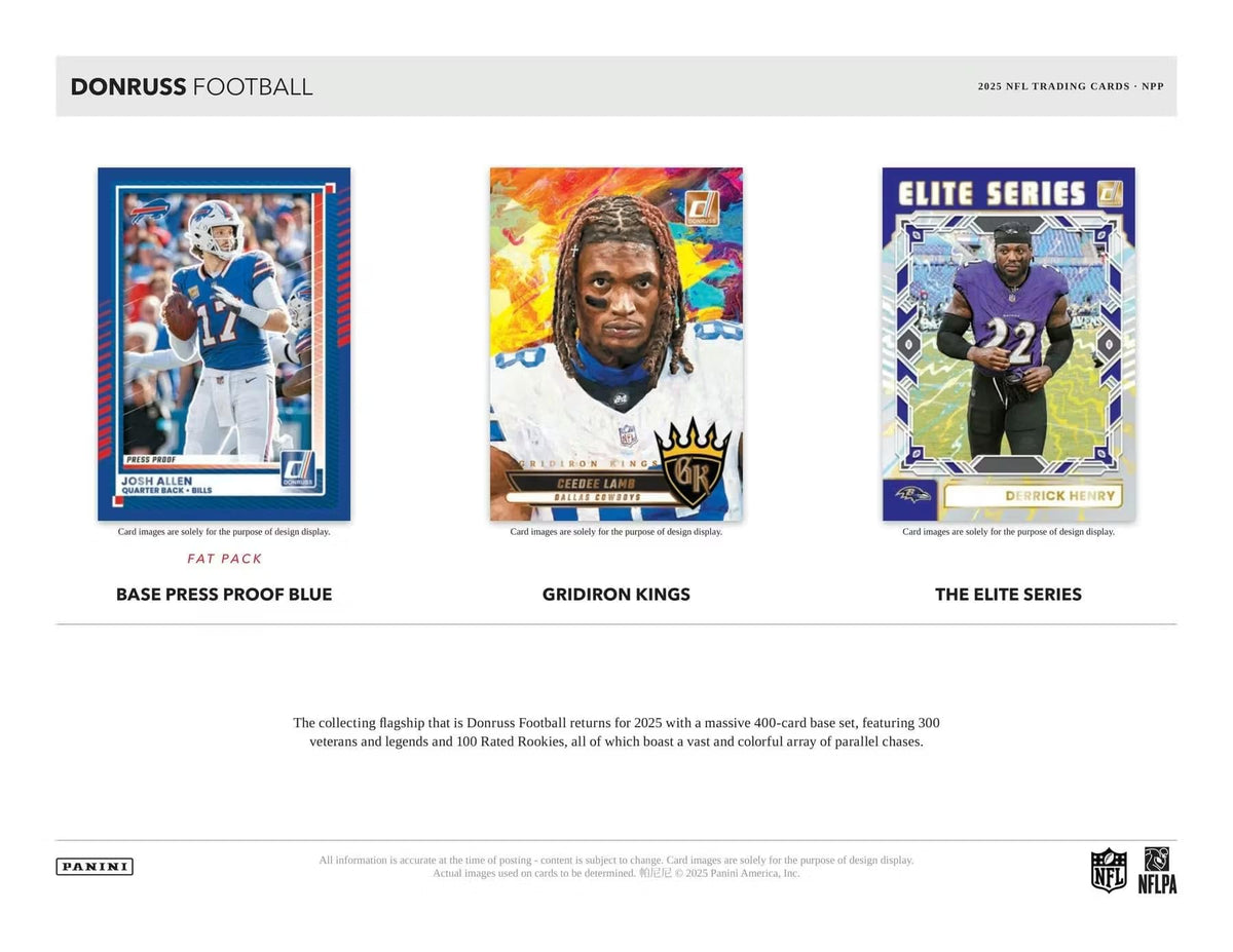 2025 Donruss Football 24-Pack Box F981