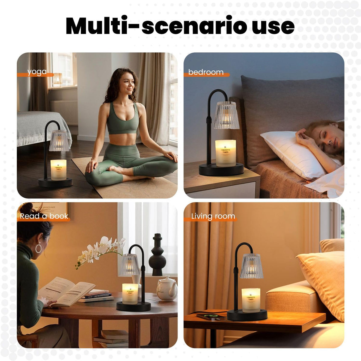 Candle Warmer Lamp with Timer J80351