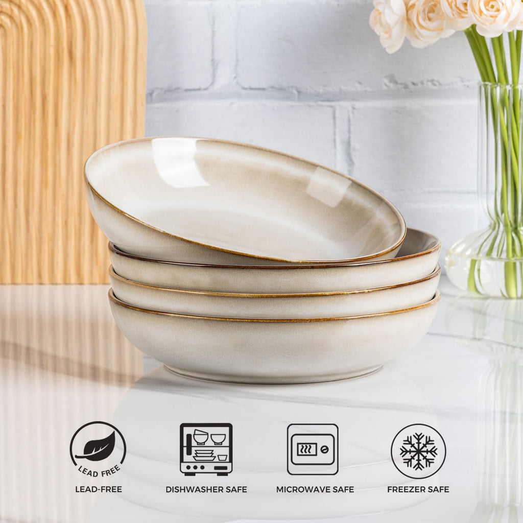 Ceramic Pasta Bowls Set of 4 P95419