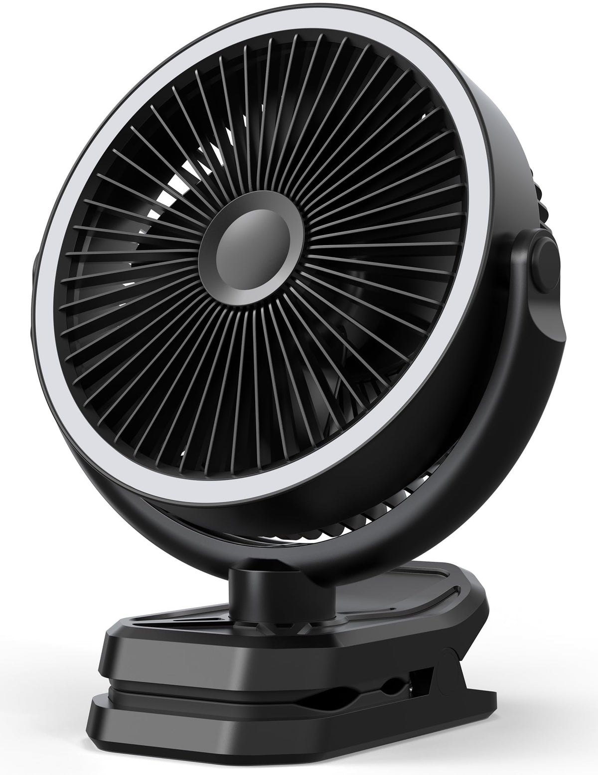 10000mAh Rechargeable 8 Inch Clip on Fan Black A6804