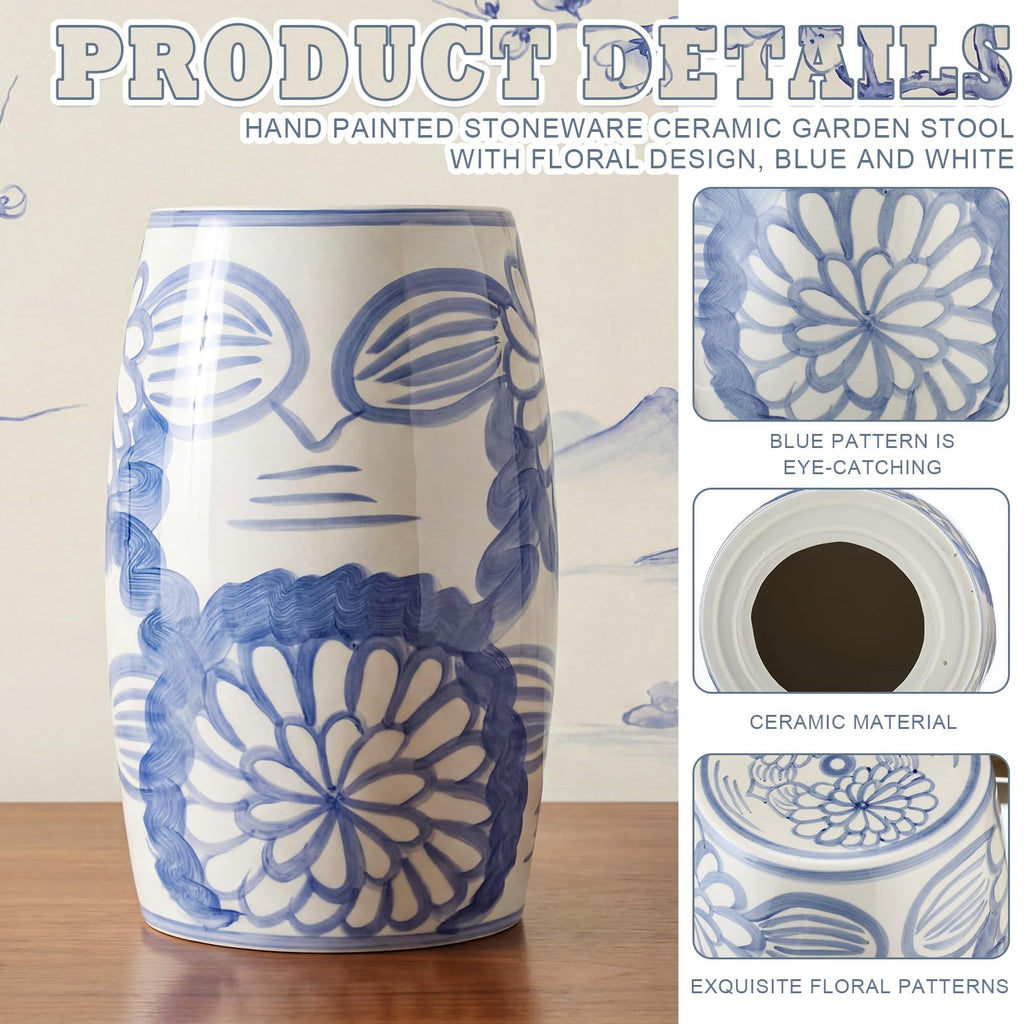 Ceramic Garden Stool Side Table K725279