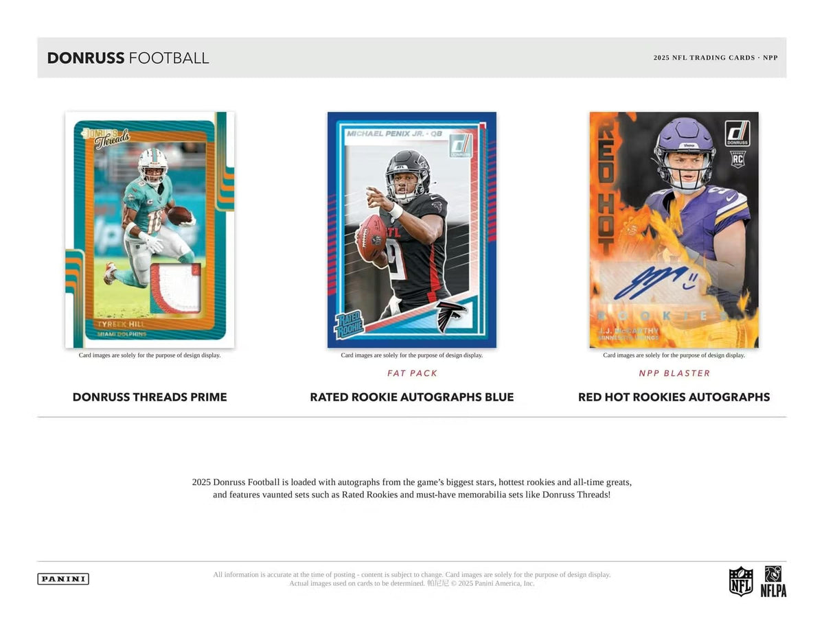 2025 Donruss Football 24-Pack Box F981