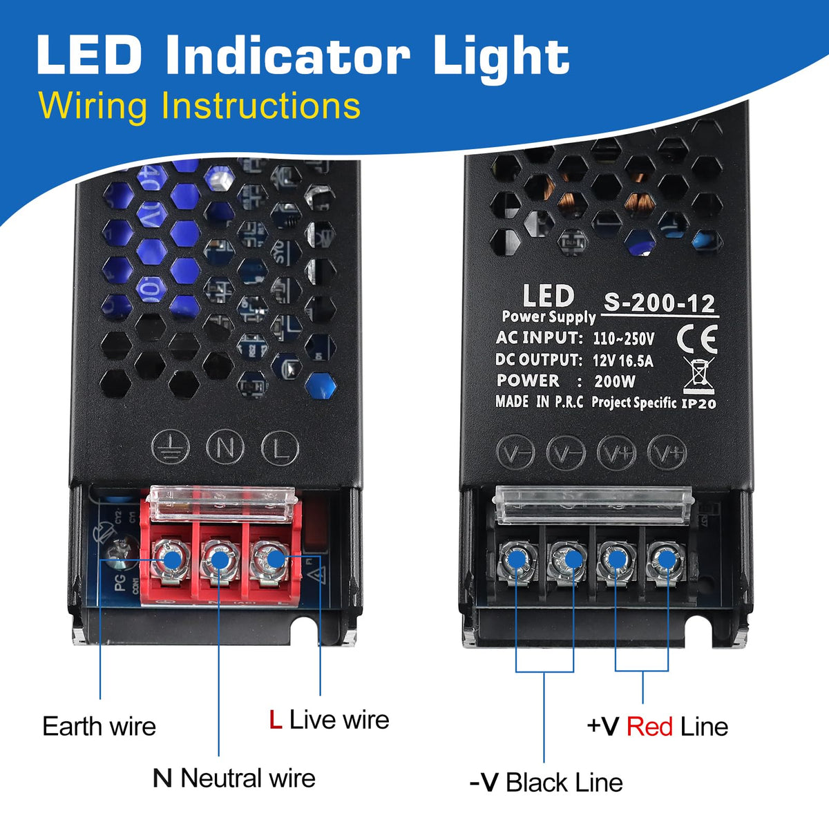 200W 12V LED Power Supply A2669