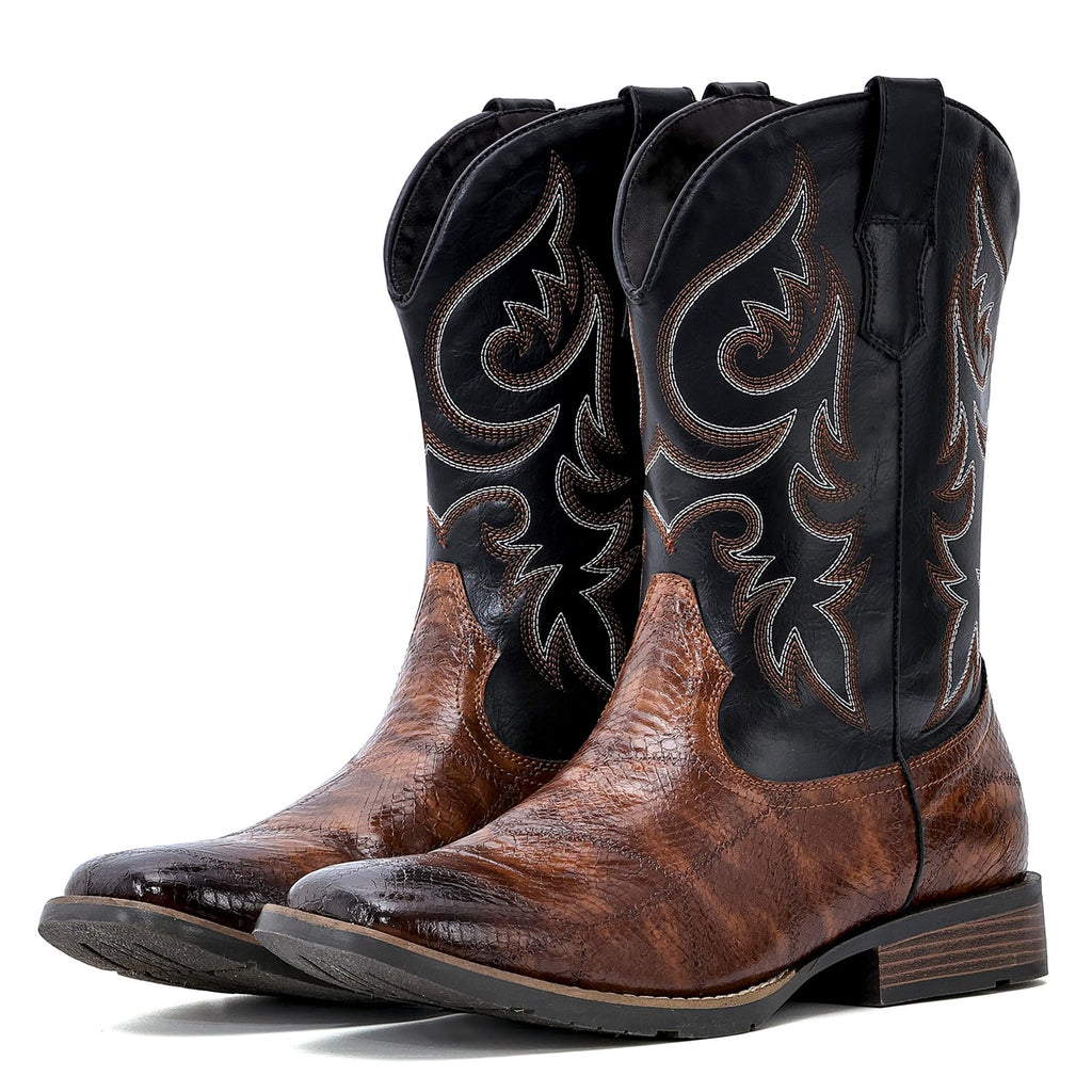Cowboy Boots Square Toe Western Boots H3237