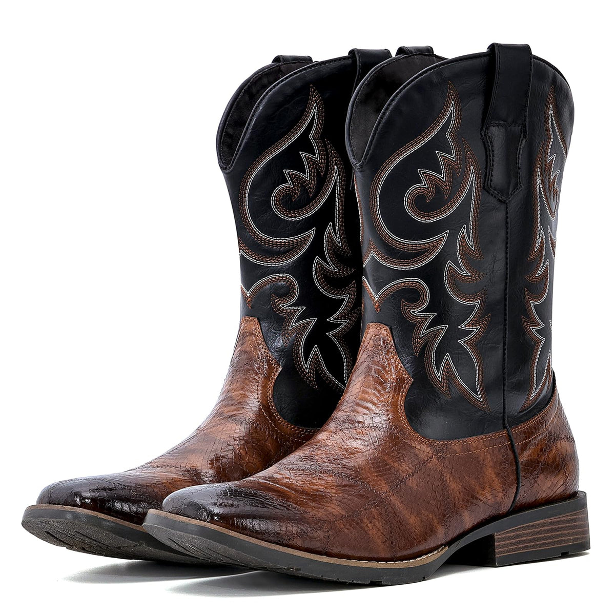 Cowboy Boots Square Toe Western Boots H3237