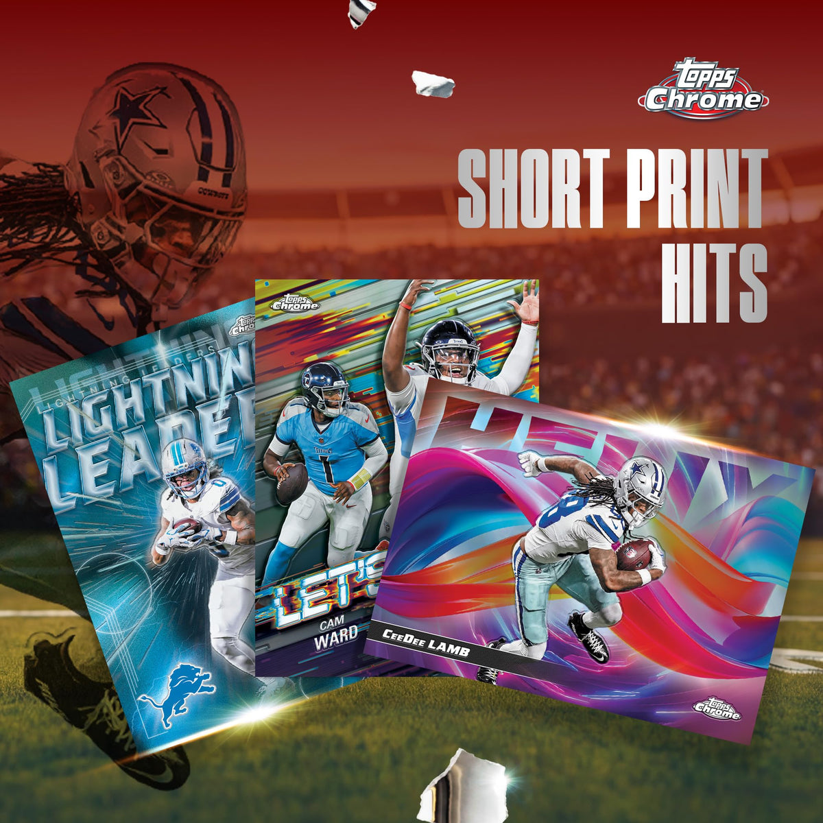 2025 Topps Chrome NFL Football Mega Box J704108