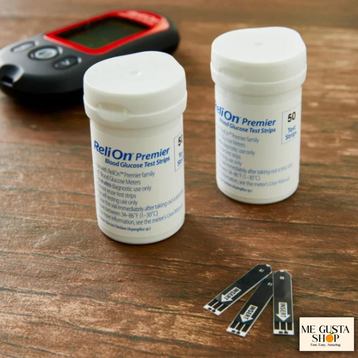 Blood Glucose Test Strips 100 Count with Lancets 100 Count Q170