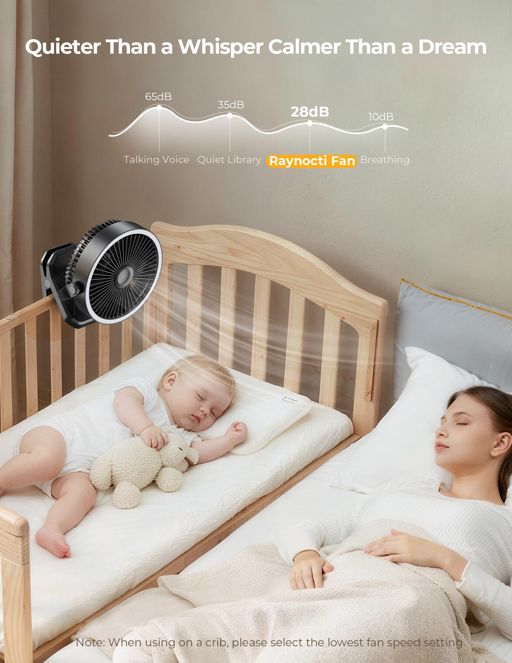 10000mAh Rechargeable 8 Inch Clip on Fan Black A6804