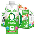 Organic Grass Fed Protein Shake, Strawberry, 11oz, 12pk A954