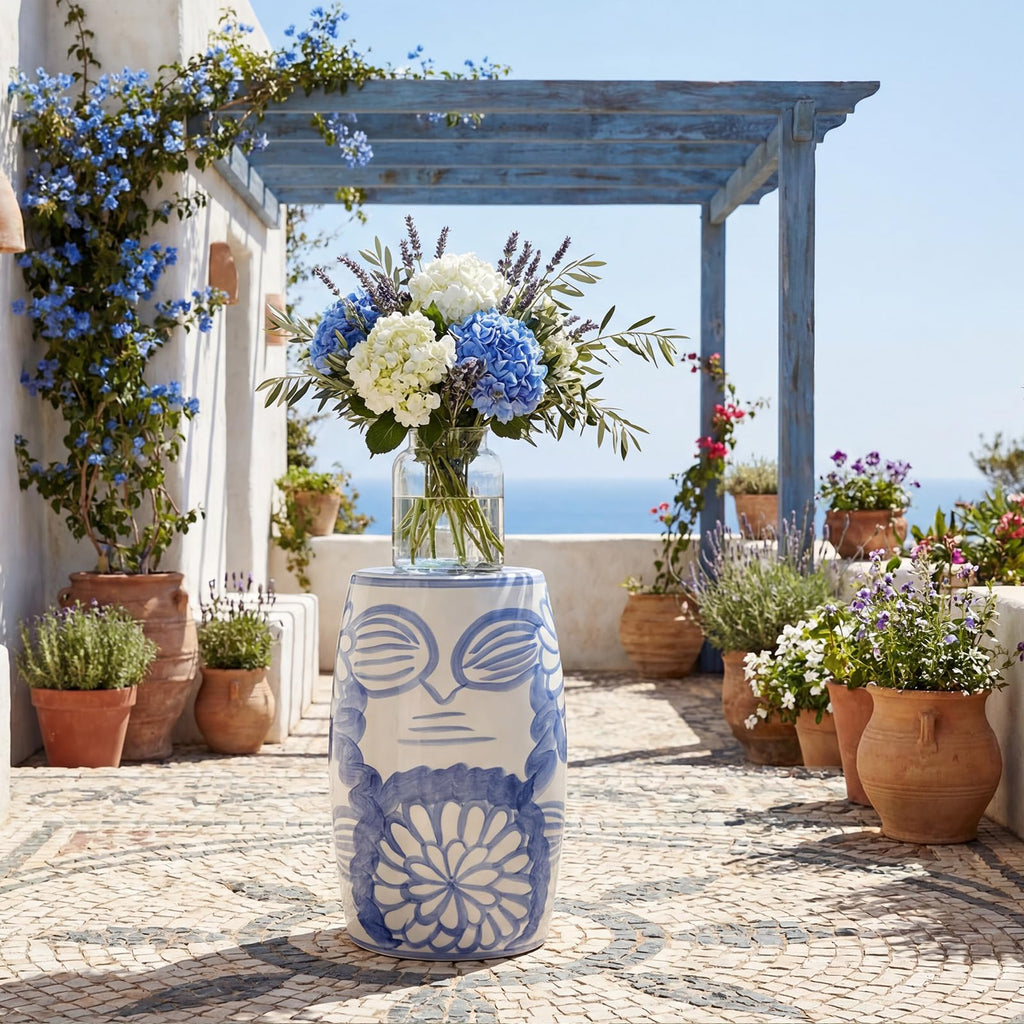 Ceramic Garden Stool Side Table K725279