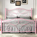 Full Size Metal Bed Frame with Headboard and Footboard M85143