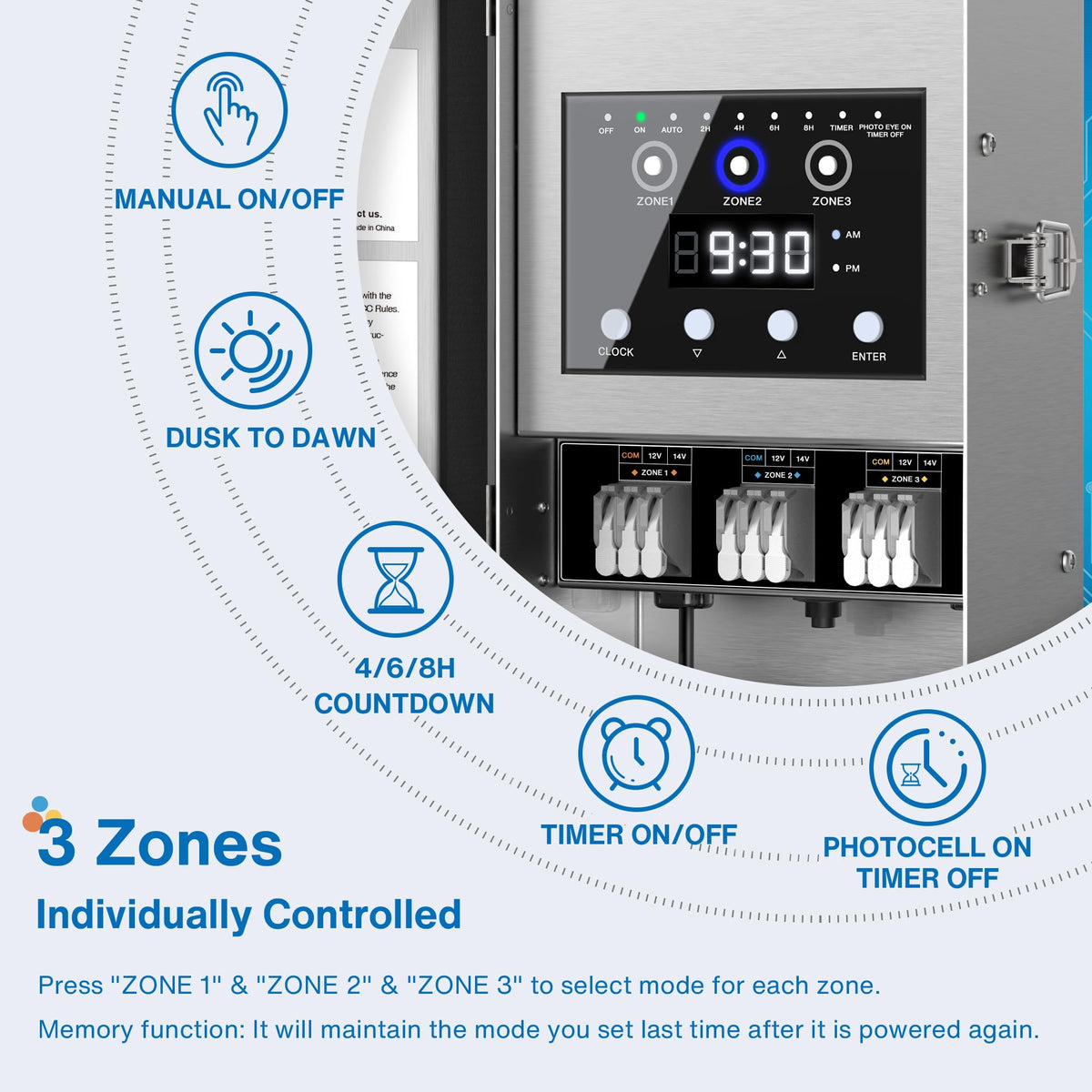 200W Low Voltage Transformer with 3 Zone N5394