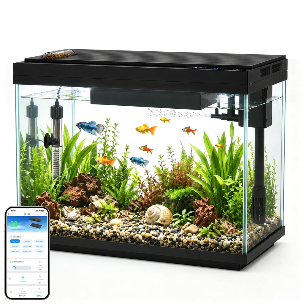 5 Gallon Aquarium Kit Ultra-White Glass I915987