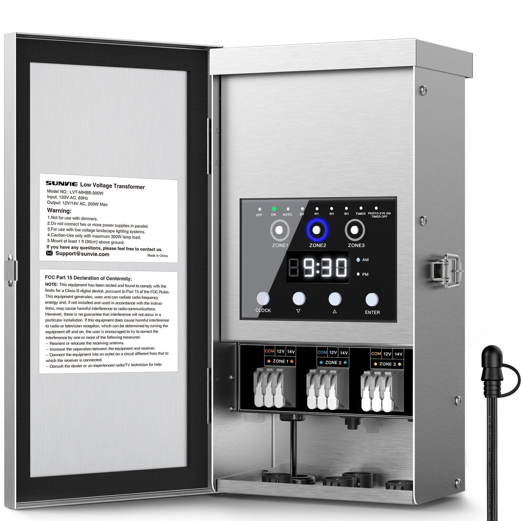 200W Low Voltage Transformer with 3 Zone N5394
