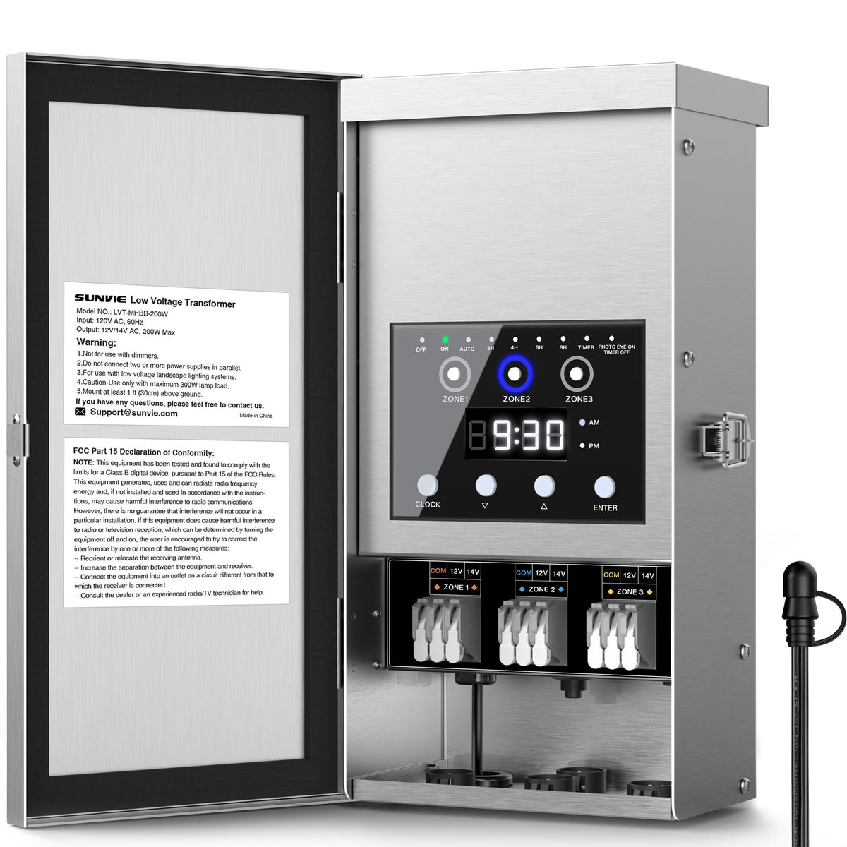 200W Low Voltage Transformer with 3 Zone N5394