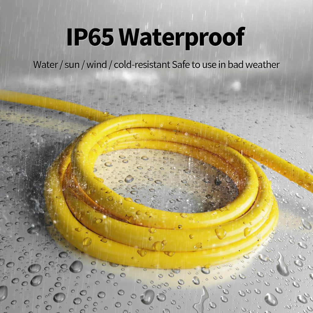 100 Ft 10AWG Outdoor Extension Cord Waterproof Heavy Duty, Black P10519