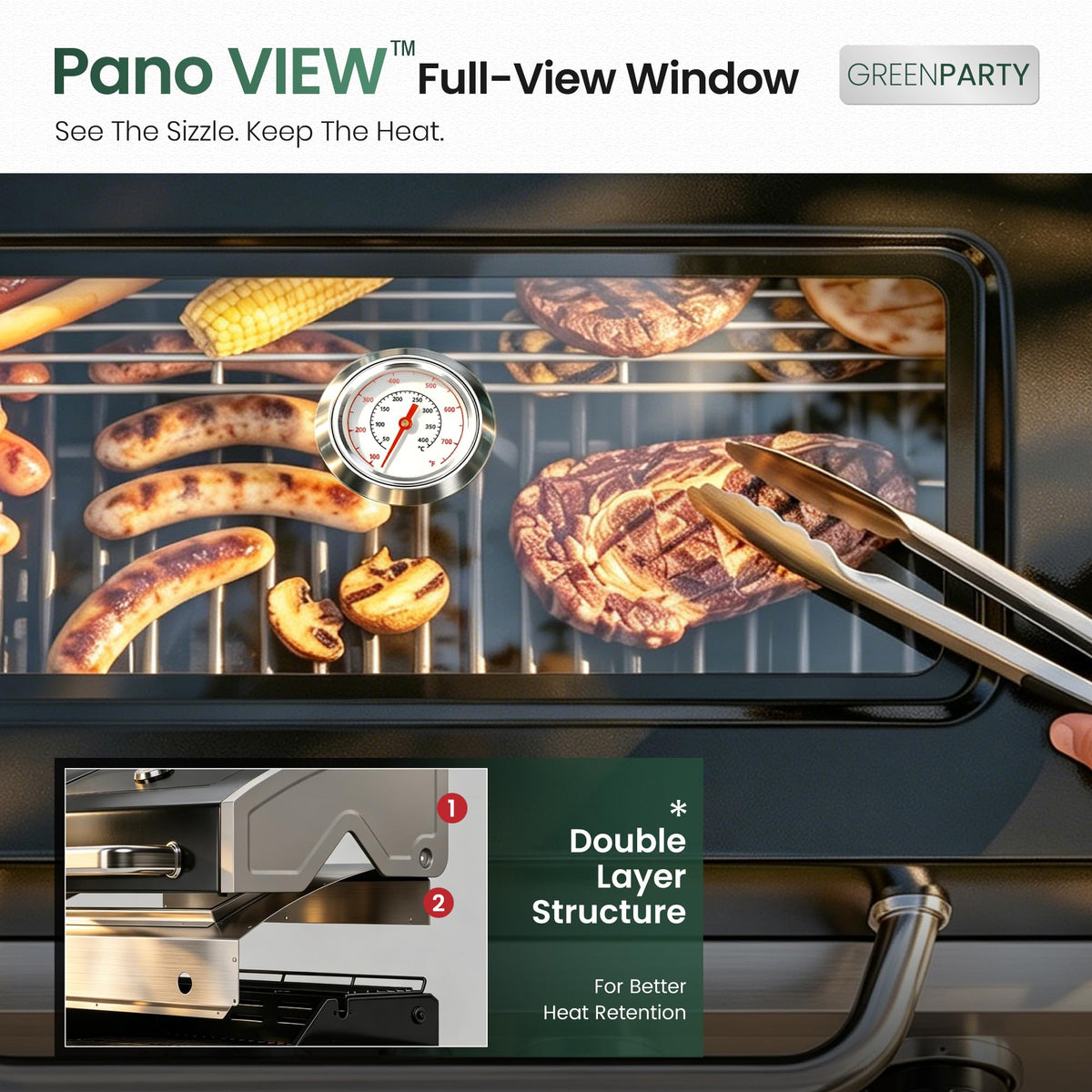 6 Burner Propane Gas Grill with Infrared Side Burner Z6745