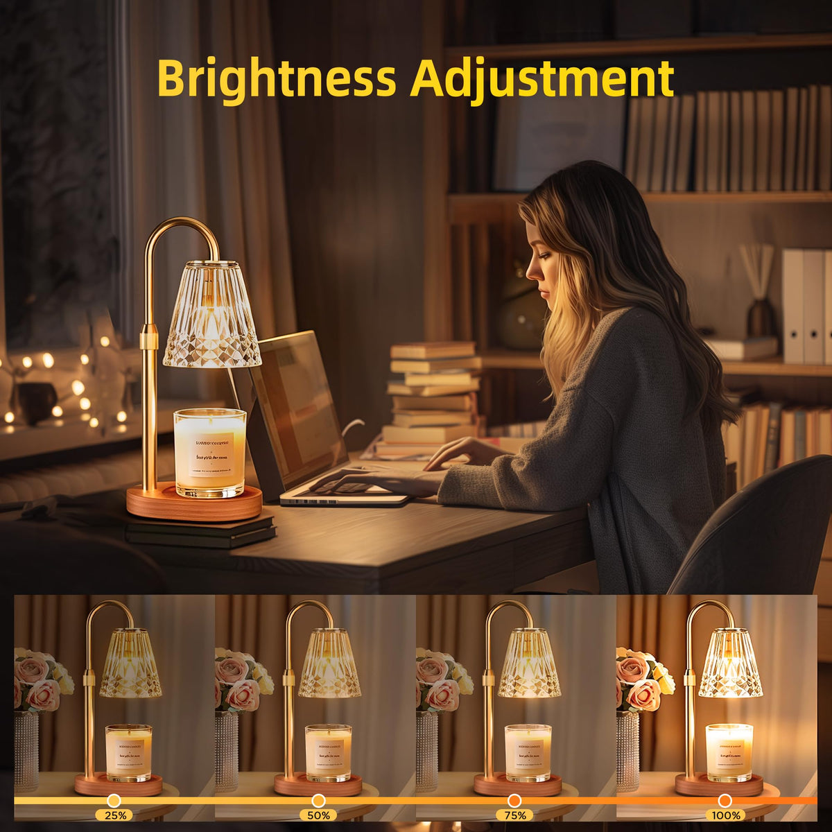 Candle Warmer Lamp with Timer & Dimmer B2307