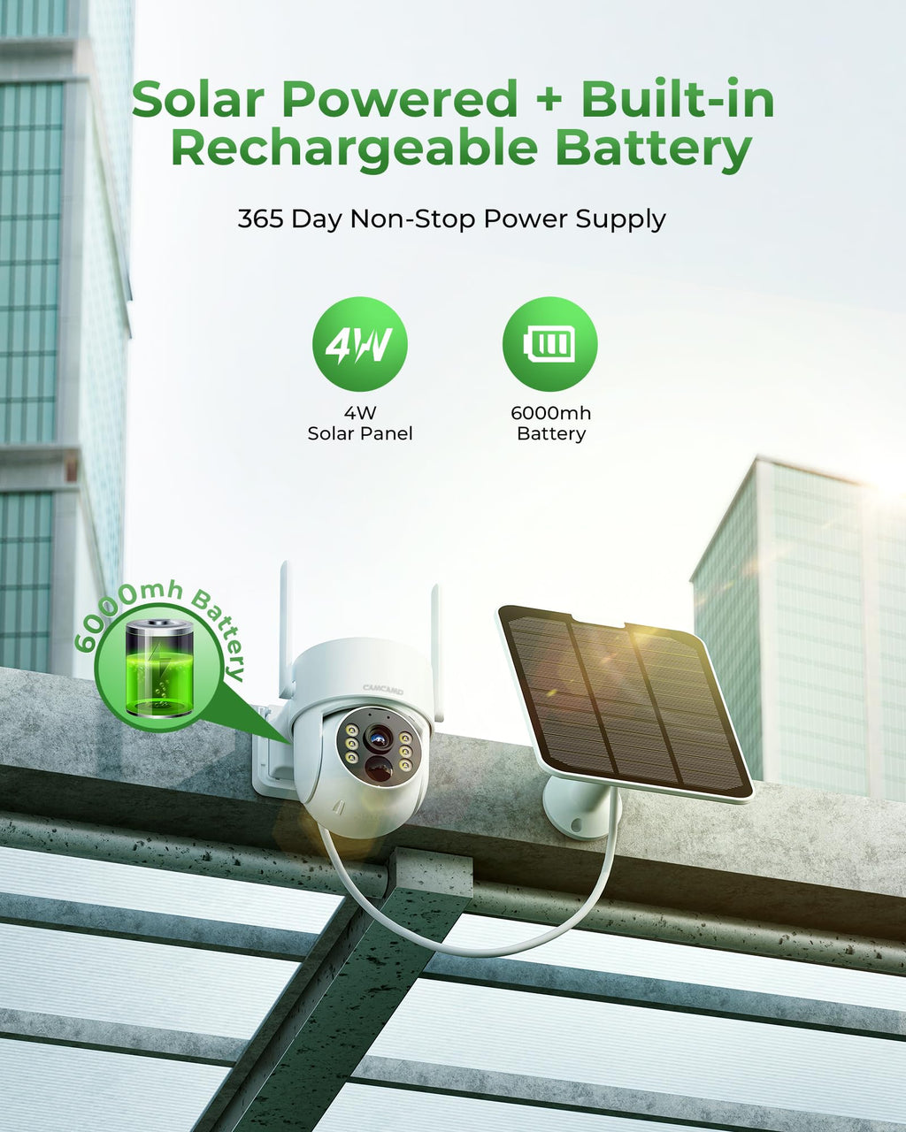 Solar Security Cameras Wireless Outdoor with 10" Monitor Q58817