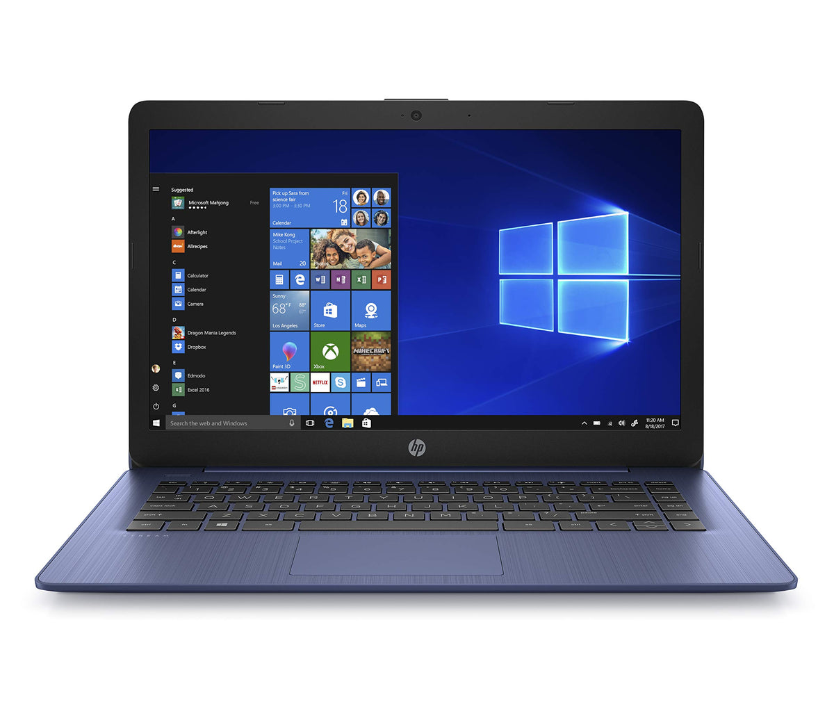 14-inch Laptop, Intel Celeron N4000, 4 GB RAM, 32 GB eMMC, Royal Blue J613978