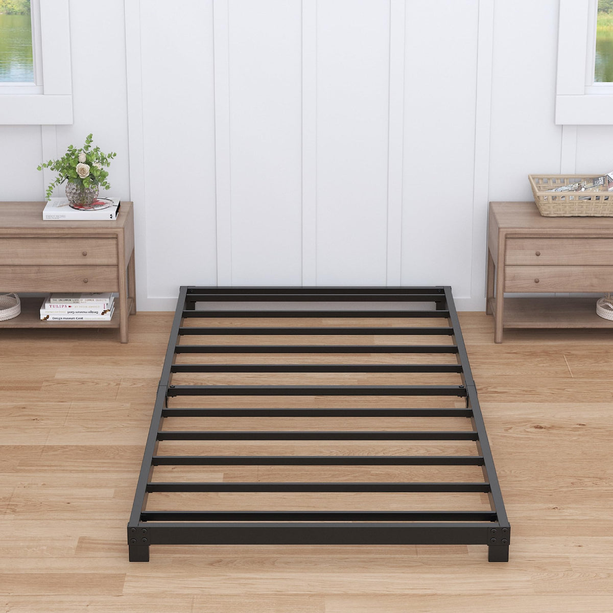 4 Inch Low Profile Twin Platform Bed Frame D76857