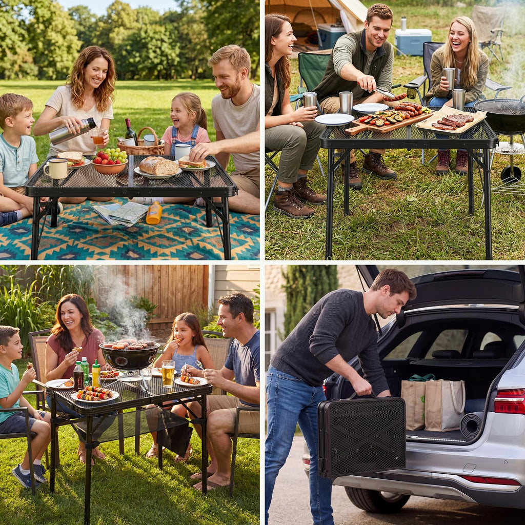 Folding Grill Table P4453