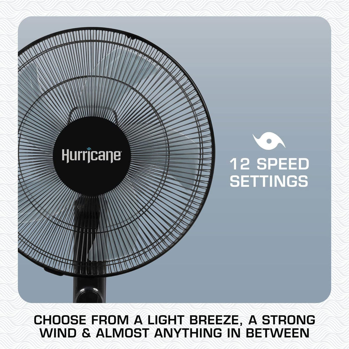 Black 16in Oscillating Pedestal Fan with Remote W38627