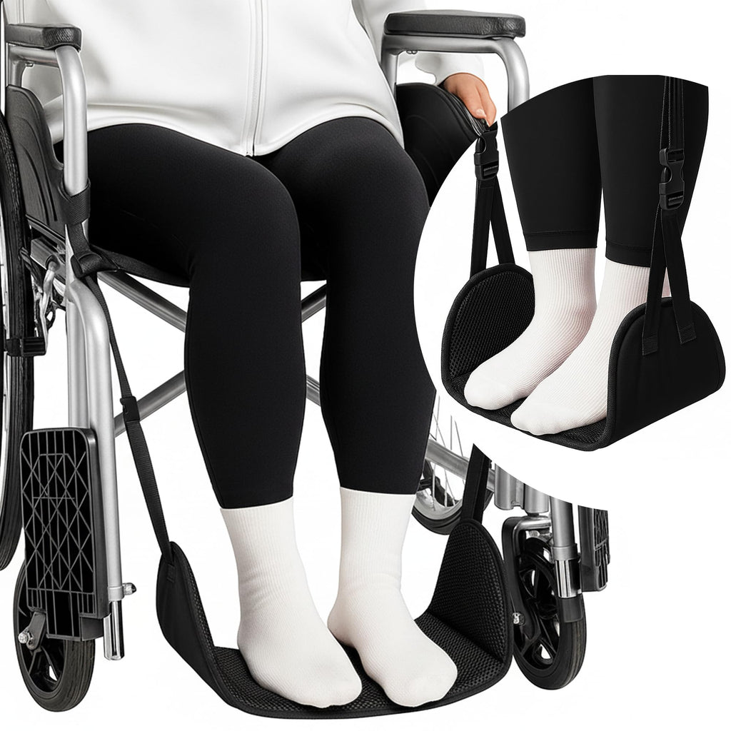 Wheelchair Foot Rest with Adjustable Leg Support B7564