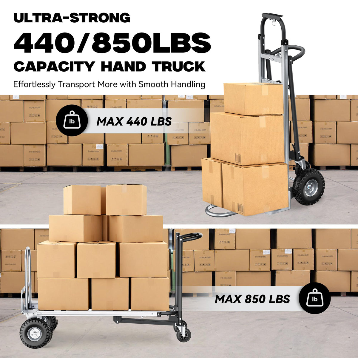 4-in-1 Convertible Dolly Cart Q79845