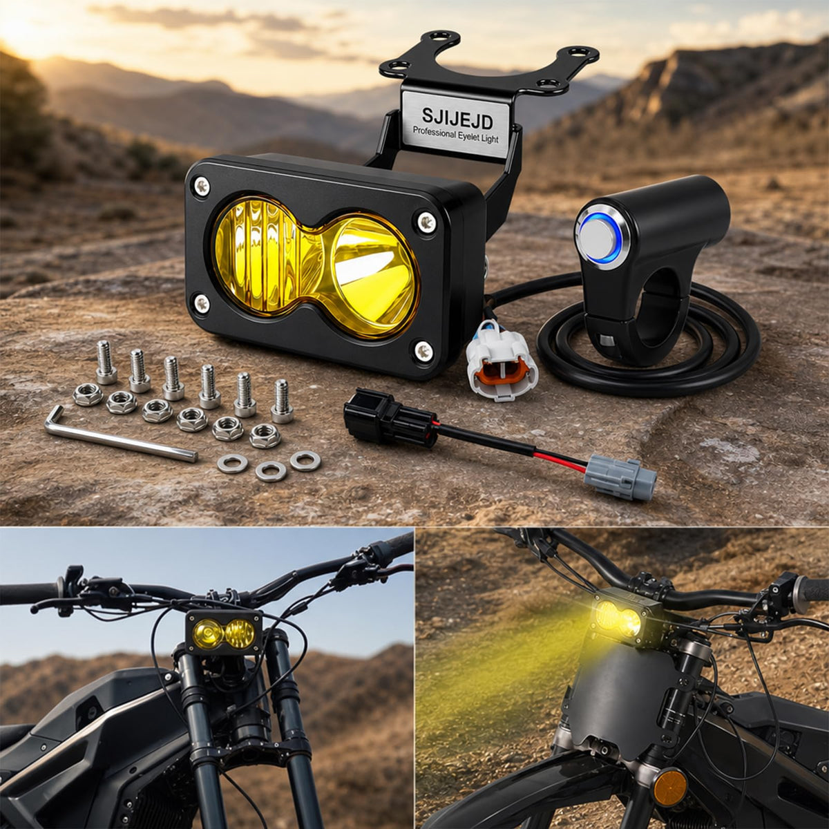 3" LED Headlight Kit H843