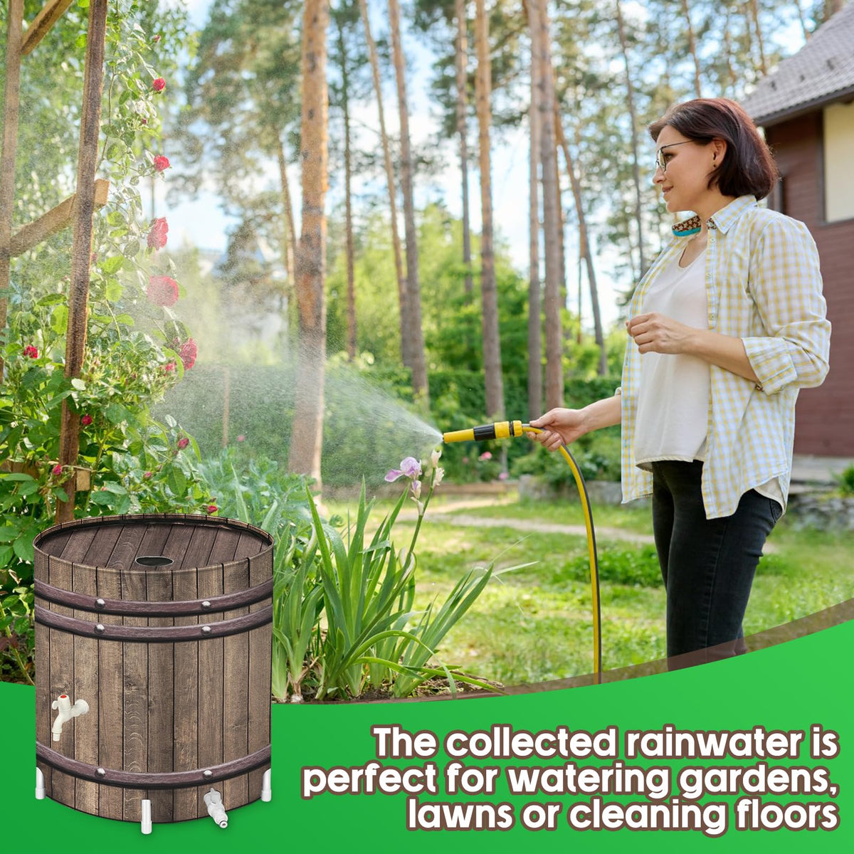 50 Gallon Collapsible Rain Barrel P41840