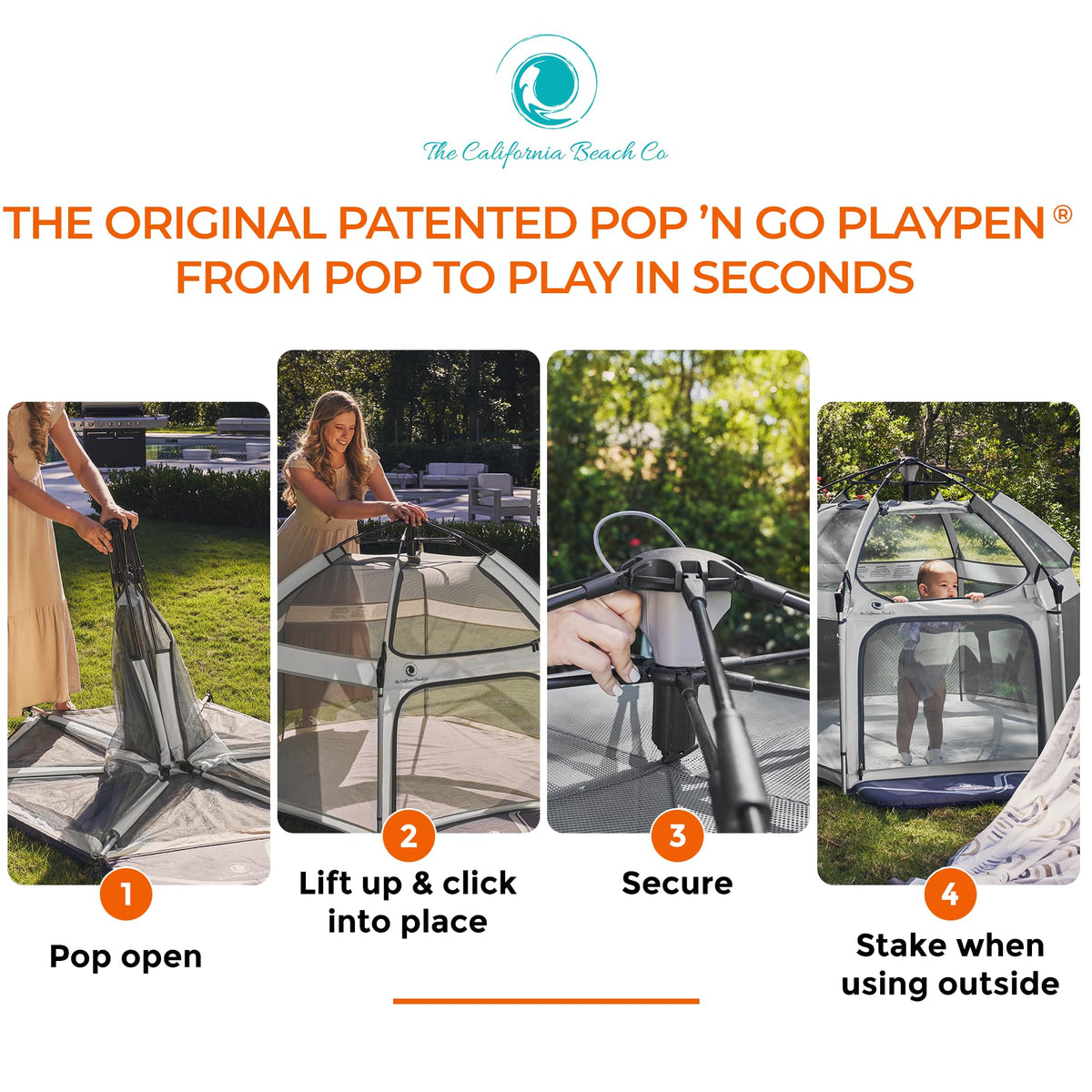 Portable Baby Playpen with Canopy N895812